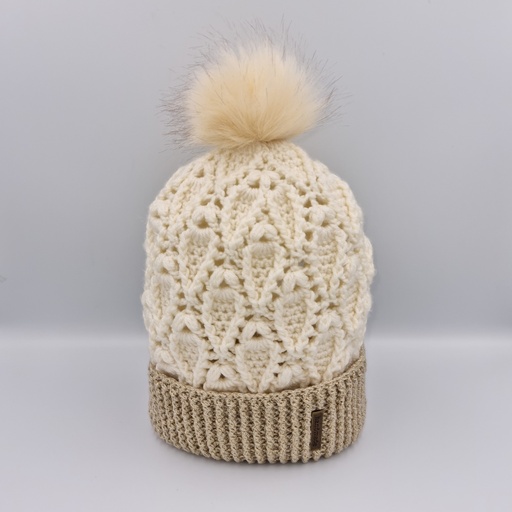Bonnet Lidia Vanille