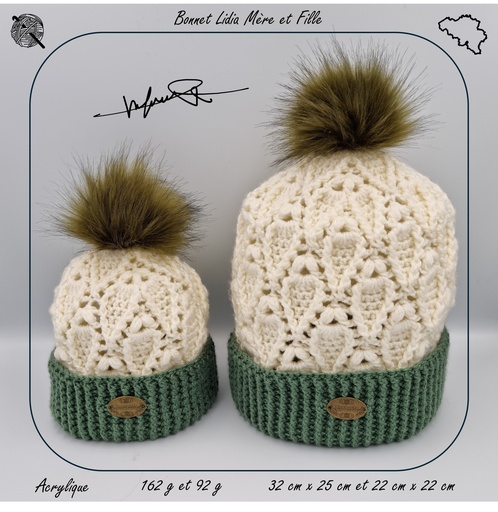 Certificat Bonnets Lidia Mère et Fille