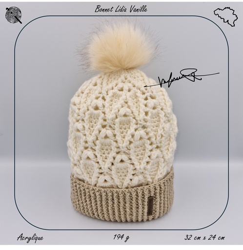 Certificat Bonnet Lidia Vanille